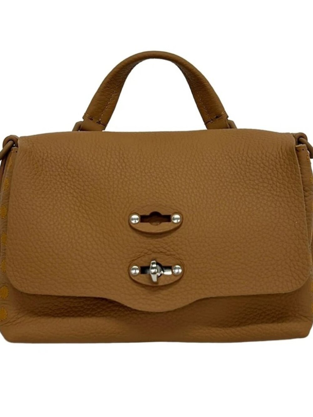 ZANELLATO Postina Baby Brown Leather Handbag